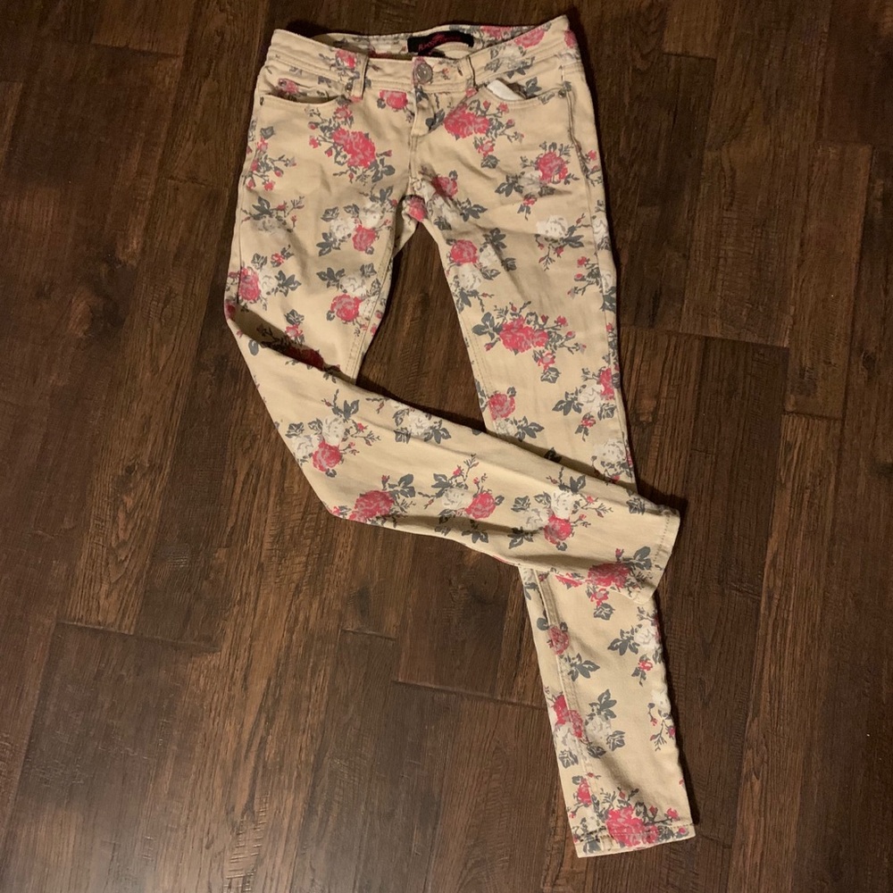 Floral Jeans